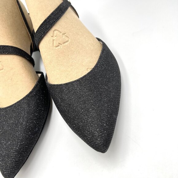 Life Stride Womens 9 Minimalist Black Low Heel Pointed Toe Heels Shoes - Picture 5 of 13